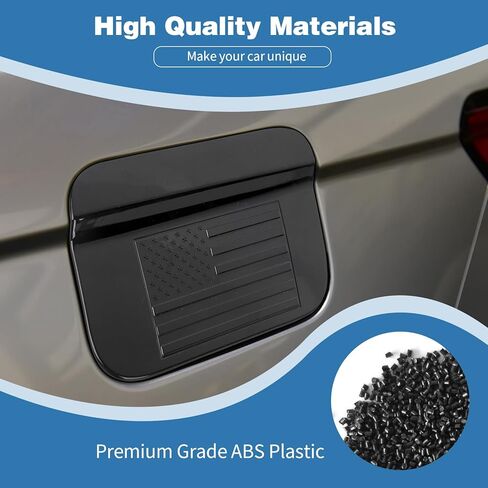 for Grand Cherokee Fuel Filler Door Gas Tank Cap Cover Trim for Jeep Grand Cherokee 2021-Present Black US Flag Exterior Accessories in Saudi Arabia