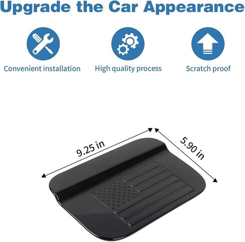 for Grand Cherokee Fuel Filler Door Gas Tank Cap Cover Trim for Jeep Grand Cherokee 2021-Present Black US Flag Exterior Accessories in Saudi Arabia