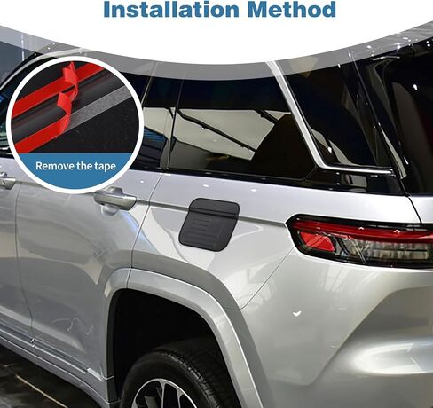for Grand Cherokee Fuel Filler Door Gas Tank Cap Cover Trim for Jeep Grand Cherokee 2021-Present Black US Flag Exterior Accessories in Saudi Arabia