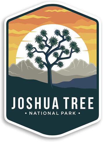 Joshua Tree National Park Sticker Decal Notebook Car Laptop 4"x5.5" (Color) in Saudi Arabia