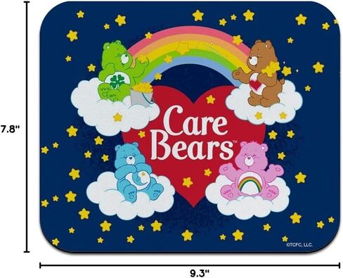 Care Bears Classic Logo Group Low Profile Thin Mouse Pad Mousepad in Saudi Arabia