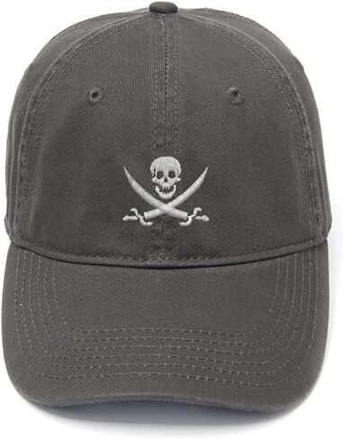 Men's Embroidery Baseball Cap Pirate Skull Hat Cotton Embroidered Casual Baseball Caps in Saudi Arabia