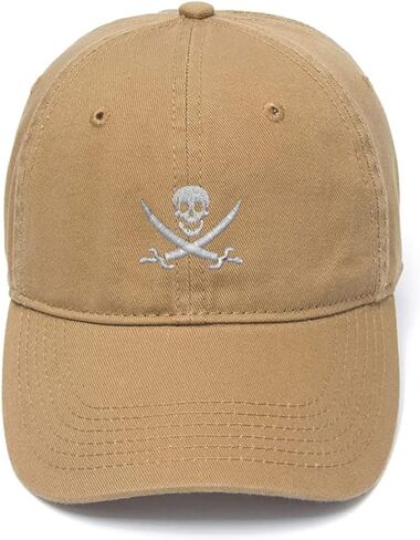 Men's Embroidery Baseball Cap Pirate Skull Hat Cotton Embroidered Casual Baseball Caps in Saudi Arabia