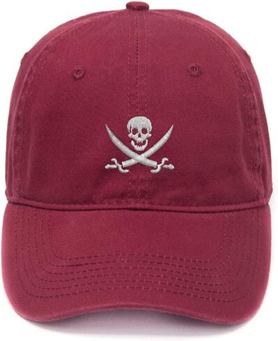 Men's Embroidery Baseball Cap Pirate Skull Hat Cotton Embroidered Casual Baseball Caps in Saudi Arabia
