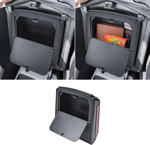TACORBO Center Console Hidden Storage Box Compatible with Kia Sportage 2023 2024 2025 2026 Accessories, One-Touch Center Console Hidden Organizer Box, Armrest Secret Compartment in Saudi Arabia