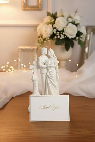 Wedding Gifts: Figurine for Couples, Bride and Groom, Cake Topper, Home Decor- DazardUS in Saudi Arabia