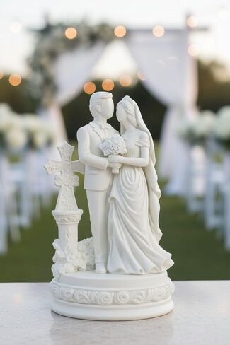 Wedding Gifts: Figurine for Couples, Bride and Groom, Cake Topper, Home Decor- DazardUS in Saudi Arabia