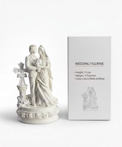Wedding Gifts: Figurine for Couples, Bride and Groom, Cake Topper, Home Decor- DazardUS in Saudi Arabia