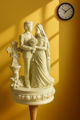 Wedding Gifts: Figurine for Couples, Bride and Groom, Cake Topper, Home Decor- DazardUS in Saudi Arabia