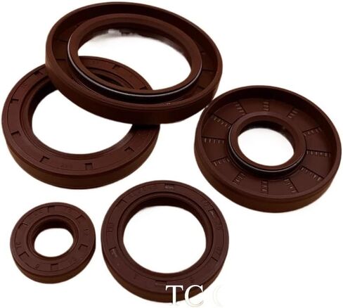 5 * 15 * 6 5x15x6 5 * 16 * 6 5x16x6 6 * 15 * 4 6x15x4 Fluoro FKM Fluorine Rubber 2 Lip Spring TC Ring Gasket Radial Shaft Skeleton Oil Seal(1Piece 5x15x6) in Kuwait