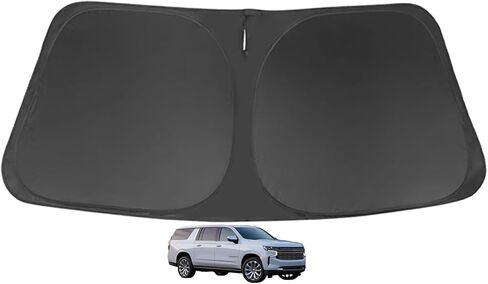 مظلة شمسية مخصصة للزجاج الأمامي في الضواحي 1992-2026 نافذة أمامية ظلة حاجب من الشمس 240T كتل تظليل الأشعة فوق البنفسجية ملحقات السيارة in Kuwait