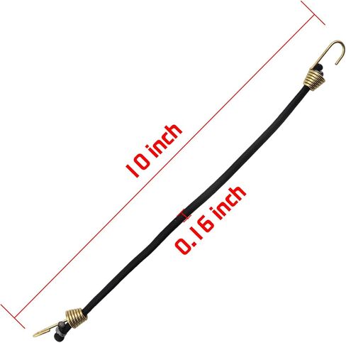 12 قطعة من حبال بنجي صغيرة مقاس 25.4 سم مع خطافات للتخييم في الهواء الطلق وخيام الأقمشة والدراجات ورفوف سقف الأمتعة وأشرطة تأمين البضائع أحمر وأسود وأزرق وأصفر وأبيض وبرتقالي in Kuwait