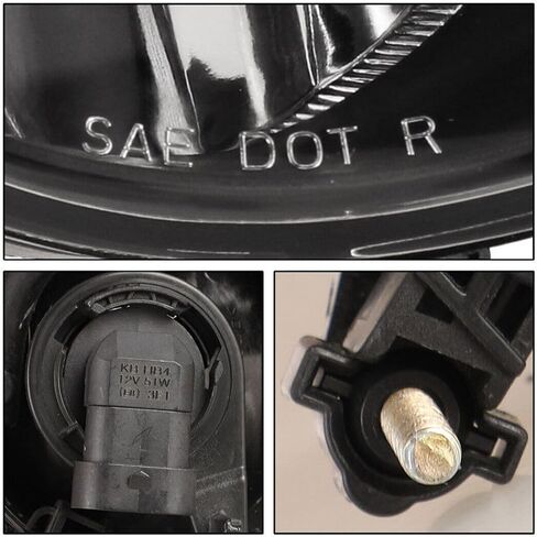 Pair Fog Lights compatible with Beetle 2015-2018 Front Bumper Driving Lamps Assembly Clear Lens in Kuwait