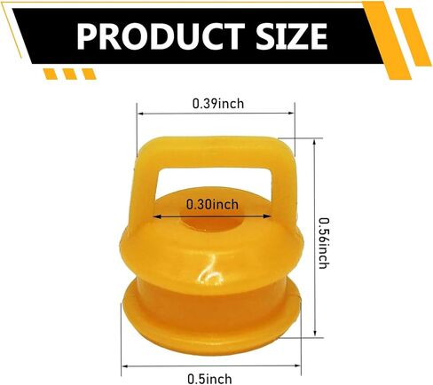 2 PCS Car Transmission Shifter Linkage Bushings, Transfer Case Shock Absorption Bushing Buffer, Replacement OEM# 15276979, Compatible with Buick Chevy Silverado 1500 2500 3500 (Orange) in Kuwait