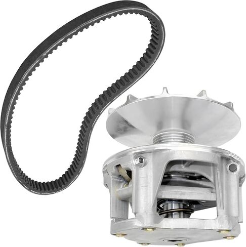 Caltric Primary Drive Clutch and Aramid Belt Compatible with Polaris Magnum 325 500 1999-2002 / Big Boss 500 6x6 1998 1321706 in Saudi Arabia