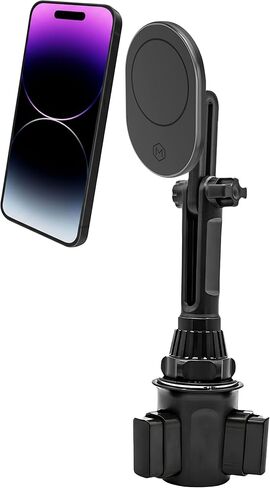 MagSafe Dash Mount Phone Holder – Magnetic Car Holder for iPhone and Smartphone MagSafe Cases, 360° Rotation, Sleek & Clutter-Free Design, Secure Magnetic Dash Mount for Navigation in Kuwait