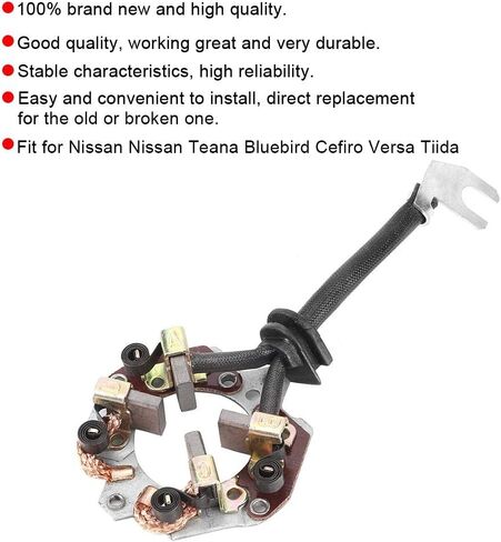 Car Starter Carbon Brush Holder for Teana Cefiro Versa Tiida Direct Replacement Part in Saudi Arabia