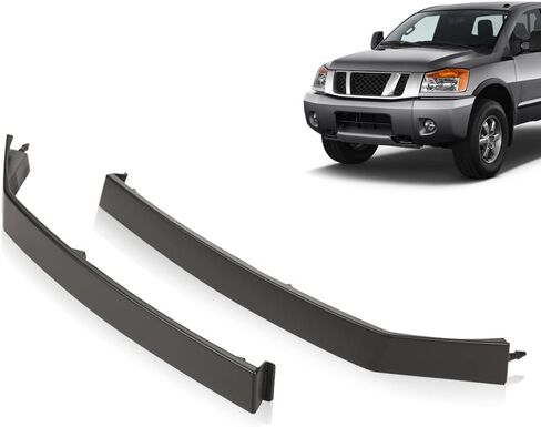 PIT66 Front Bumper Filler Retainer Headlight Molding Trim Compatible with Nissan Armada 2005-2015/Fit Nissan Titan 2004-2015/Fit Infiniti QX56 Base Driver and Passenger Side 622347S300 622357S300 in Saudi Arabia