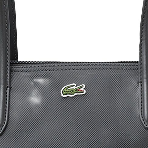 Lacoste Women's L.12.12 Concept Vertical Tote, Black, One Size in Saudi Arabia