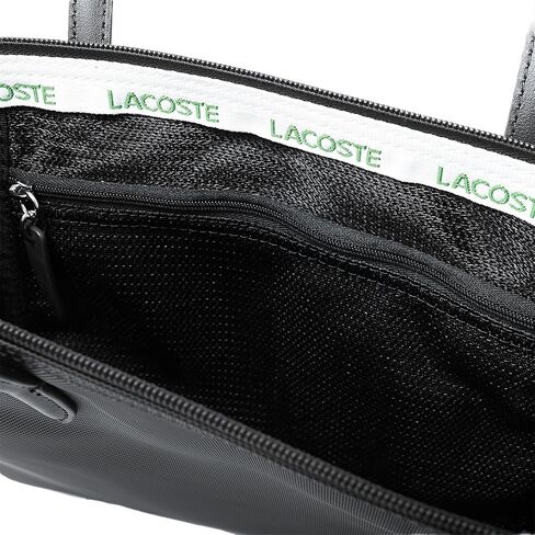 Lacoste Women's L.12.12 Concept Vertical Tote, Black, One Size in Saudi Arabia