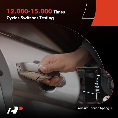 مقبض باب خارجي لباب البضائع الخلفي الممتاز متوافق مع Toyota RAV4 1996 1997 1998 1999 2000، أسود مزخرف، استبدال #6909042010 in Saudi Arabia