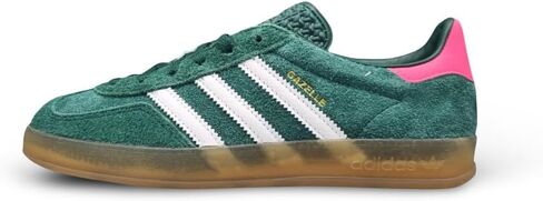 adidas Gazelle Indoor Womens (Green Lucid Pink, US Footwear Size System, Adult, Women, Numeric, Medium, 5) in Saudi Arabia