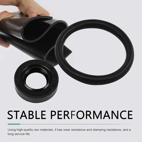 2 PCS Distributor Shaft Seal Kit, Distributor Shaft Seal and O Ring, Rubber Leak-proof Auto Engine Part Repalces 91209-612-000 30110-PA1-732, Compatible with Honda Civic Acura (Black) in Kuwait