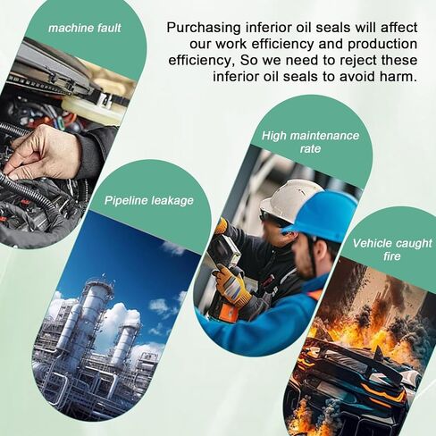 2 PCS Distributor Shaft Seal Kit, Distributor Shaft Seal and O Ring, Rubber Leak-proof Auto Engine Part Repalces 91209-612-000 30110-PA1-732, Compatible with Honda Civic Acura (Black) in Kuwait