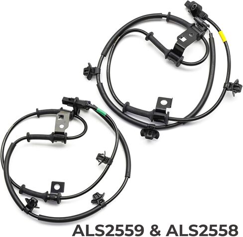 2Pcs Front ABS Wheel Speed Sensors Left & Right Fit for Hyundai Elantra 2012-2016, for Hyundai Elantra GT 2013-2017, Front Driver and Passenger Side, Replace# 59830A5300 59810A5300 in Kuwait