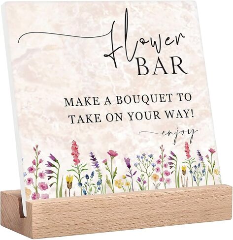 Wildflower Desk Decor Signs, Wildflowers Party & Baby Shower Decorations, Birthday Gifts for Girls, Wild Flower Nursery Decor, "She is Like a Wildflower Beautiful Fierce and Free" Sign in Saudi Arabia