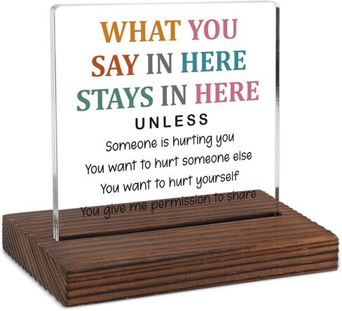 Funny Answer Desk Rates Acrylic Sign for Coworker Teammate Employee Boss Manager Supervisor, Humor Gift for Teacher Therapist Counselor School Admin Staff, Fun Gag Desk Office Decor M66 in Saudi Arabia