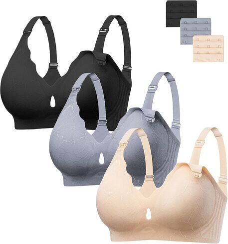 HBselect Nursing Bras for Breastfeeding Seamless Maternity Scalloped Jelly Bras Wireless Pregnancy Sleep Bralette in Kuwait