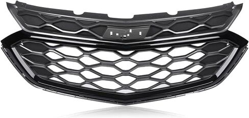 DOTCOM Front Bumper Mesh Grille Insert Compatible with Chevy Silverado 1500 Hybrid 09-13/ Fit Chevy Silverado 1500 XFE 10-13/ Fit Chevy Silverado 1500 LS LT LTZ WT 07-13 25810707, 19303978 Black in Saudi Arabia