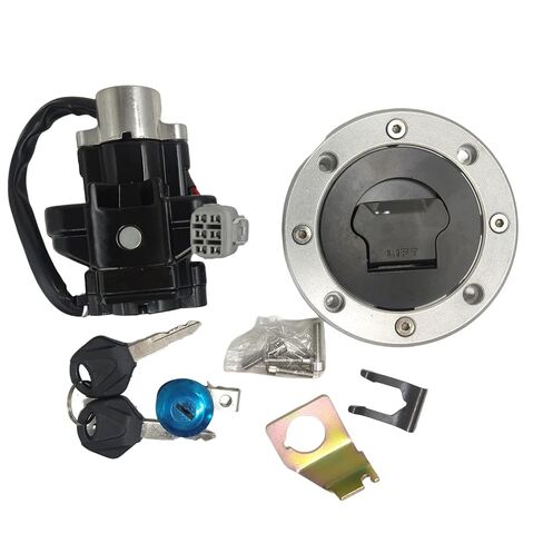 RAYANA مفتاح الإشعال + غطاء خزان الوقود الغاز + قفل المقعد + مفاتيح متوافقة لسوزوكي GSXR600 GSXR750 GSXR1000 2005-2015 مفتاح الإشعال غطاء غطاء الغاز مفتاح قفل المقعد in Saudi Arabia