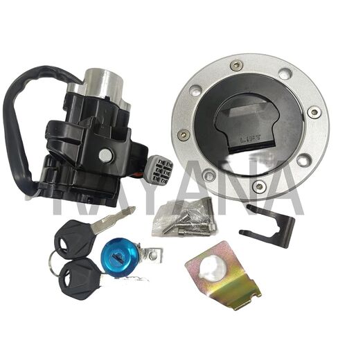 RAYANA مفتاح الإشعال + غطاء خزان الوقود الغاز + قفل المقعد + مفاتيح متوافقة لسوزوكي GSXR600 GSXR750 GSXR1000 2005-2015 مفتاح الإشعال غطاء غطاء الغاز مفتاح قفل المقعد in Saudi Arabia