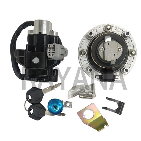 RAYANA مفتاح الإشعال + غطاء خزان الوقود الغاز + قفل المقعد + مفاتيح متوافقة لسوزوكي GSXR600 GSXR750 GSXR1000 2005-2015 مفتاح الإشعال غطاء غطاء الغاز مفتاح قفل المقعد in Saudi Arabia