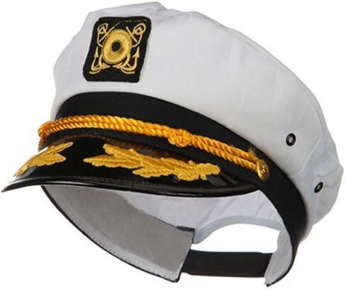قبعة Wall2Wall Captain's Yacht Sailors Hat Snapback القابلة للتعديل وقبعة البحر باللون الكحلي (مجموعة من 3 قطع) in Kuwait
