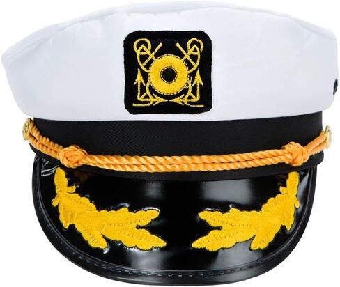 قبعة Wall2Wall Captain's Yacht Sailors Hat Snapback القابلة للتعديل وقبعة البحر باللون الكحلي (مجموعة من 3 قطع) in Kuwait