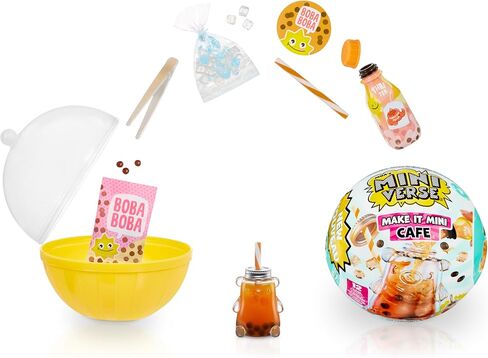 MGA's Miniverse Make It Mini Cafe Series 4, Mini Collectibles - Blind Pack, DIY, Resin Play, Replica Food, NOT Edible, Collectors, 8+ in Kuwait