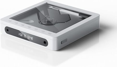 FiiO DM13 Multifunctional Portable Stereo CD Player with Long-Lasting Battery, Supports USB Ripping, Optical/coaxial/3.5mm/4.4mm outputs (Skylight Bluetooth) in Saudi Arabia