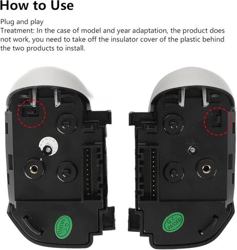 Bnineteenteam 1 Pair Car Steering Wheel Buttons, Steering Wheel Key Control Switch Touch Button Replacement for Discovery in Saudi Arabia