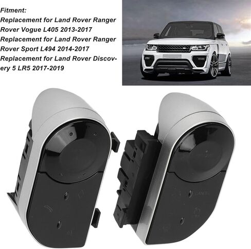 Bnineteenteam 1 Pair Car Steering Wheel Buttons, Steering Wheel Key Control Switch Touch Button Replacement for Discovery in Saudi Arabia