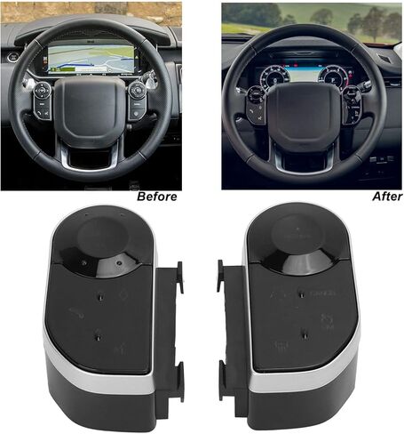Bnineteenteam 1 Pair Car Steering Wheel Buttons, Steering Wheel Key Control Switch Touch Button Replacement for Discovery in Saudi Arabia