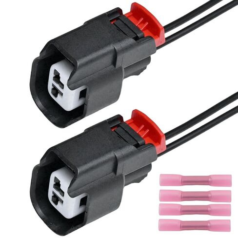 2PCS Front Side Marker Light Connector Pigtail fit for Chevrolet Camaro 2015-2024 Cadillac CTS 2014-2019 Cadillac ATS 2013-2018, Plug Wiring Harness in Saudi Arabia