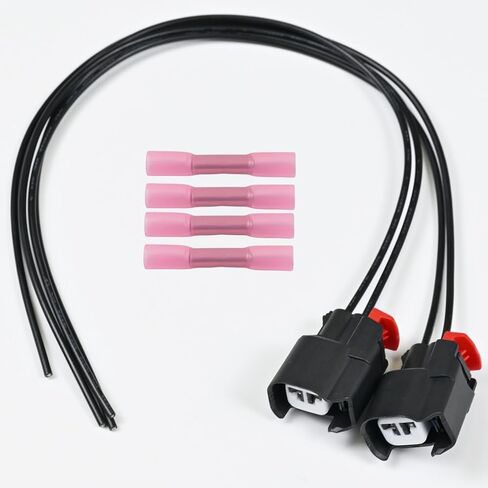 2PCS Front Side Marker Light Connector Pigtail fit for Chevrolet Camaro 2015-2024 Cadillac CTS 2014-2019 Cadillac ATS 2013-2018, Plug Wiring Harness in Saudi Arabia