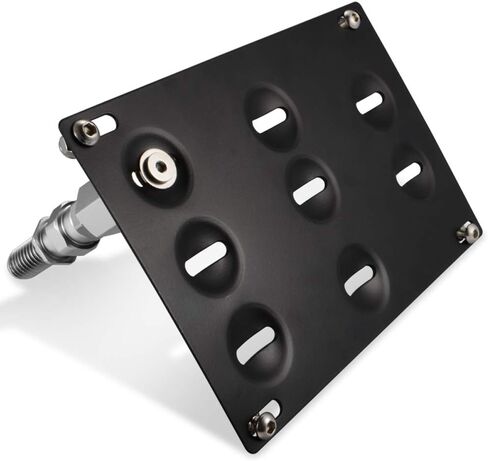 GTP خطاف سحب لوحة الترخيص متوافق مع Mercedes Benz 08-20 W204 W205 C-Class 10-20 W212 W213 E-Class 10-20 GLK GLC 12-19 W166 ML GLE Class، بدون حفر مجموعة نقل المصد الأمامي in Kuwait