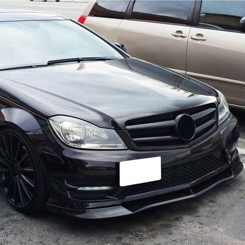 GTP خطاف سحب لوحة الترخيص متوافق مع Mercedes Benz 08-20 W204 W205 C-Class 10-20 W212 W213 E-Class 10-20 GLK GLC 12-19 W166 ML GLE Class، بدون حفر مجموعة نقل المصد الأمامي in Kuwait