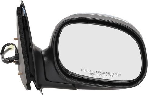 JC Whitney Passenger Side Power Non-Heated Mirror for Ford F-150 1998-2002 Chrome Extended & Standard Cab Only in Kuwait