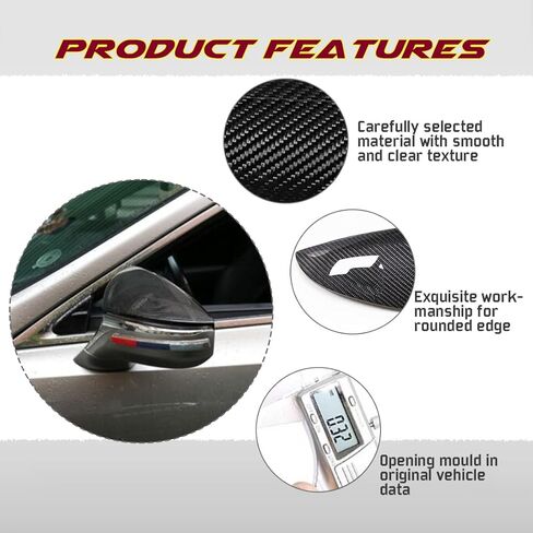 أغطية أغطية مرآة من ألياف الكربون الحقيقية تناسب لكزس IS300 IS350 IS500 2021 2022 2023 غطاء مرآة الرؤية الخلفية للباب الجانبي ملحقات السيارة استبدال مباشر in Kuwait