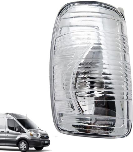 Wing Mirror Side Mirror Indicator Lamp Lens Cover Fit For Ford Transit T150 250 350 2015 2016 2017 2018 2019 2020 2021 MK8 2014 Onwards,Left Driver Side in Saudi Arabia